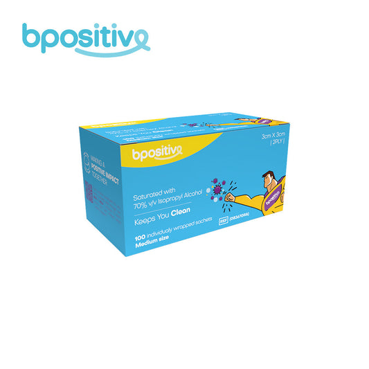 BPositive 70% Alcohol Swabs