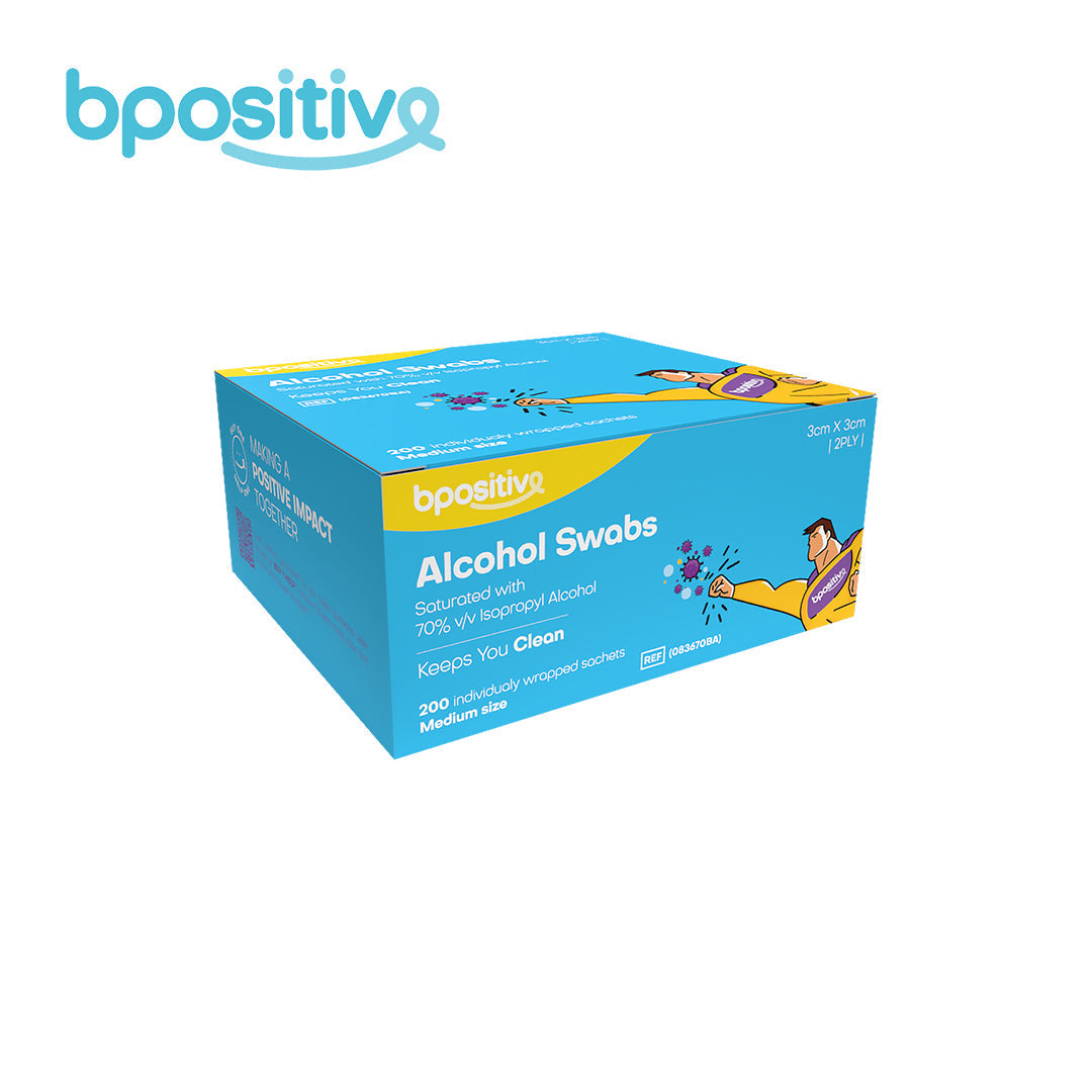 BPositive 70% Alcohol Swabs