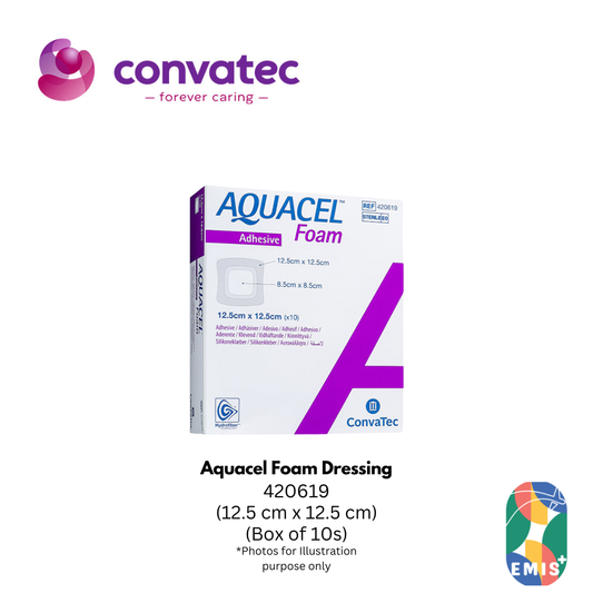 Aquacel Foam Dressing 12.5 cm x 12.5 cm 420619 Hydrofiber Technology