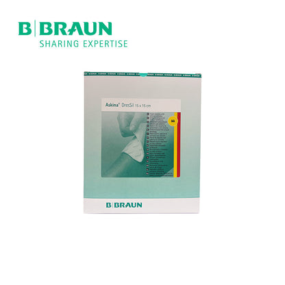 Bbraun Askina® DresSil 15x15cm - Advanced Silicone Foam Wound Dressing (Box of 10)