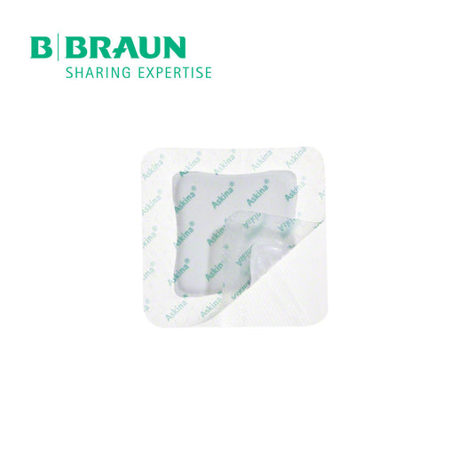 Bbraun Askina DresSil Border 15x15cm (Box of 10) - Premium Silicone Foam Dressing for Exuding Wounds