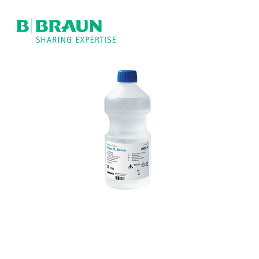 B.Braun 0.9% Sodium Chloride Irrigation Solution 1000ml - Sterile Saline for Wound Care