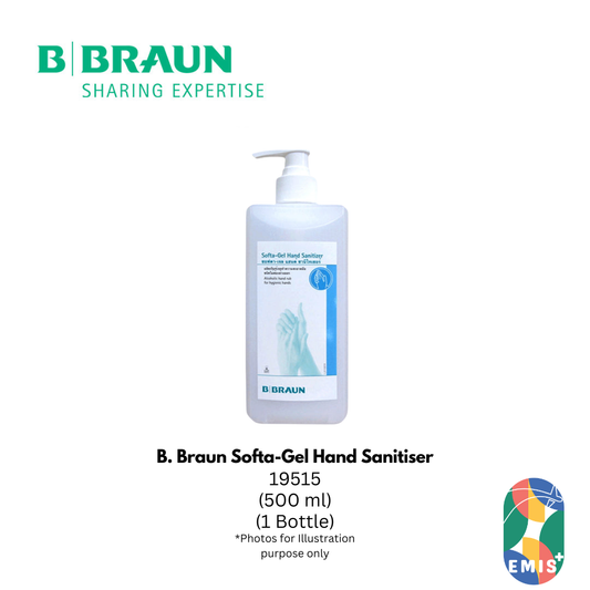 B Braun Softa Gel Hand Sanitiser 500 ml Alcohol Based Hand Disinfection Pump