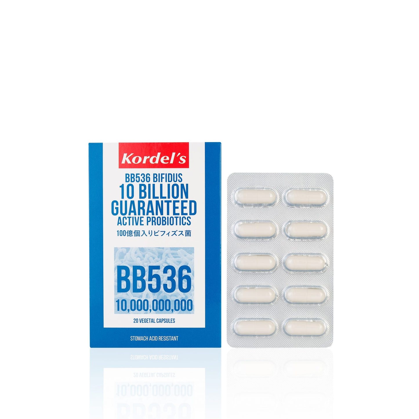KORDEL’S BB536 BIFIDUS 10 BILLION ACTIVE PROBIOTICS