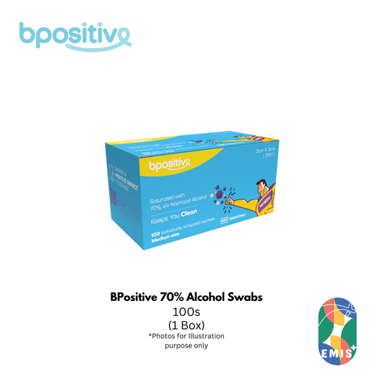 BPositive 70% Alcohol Swabs
