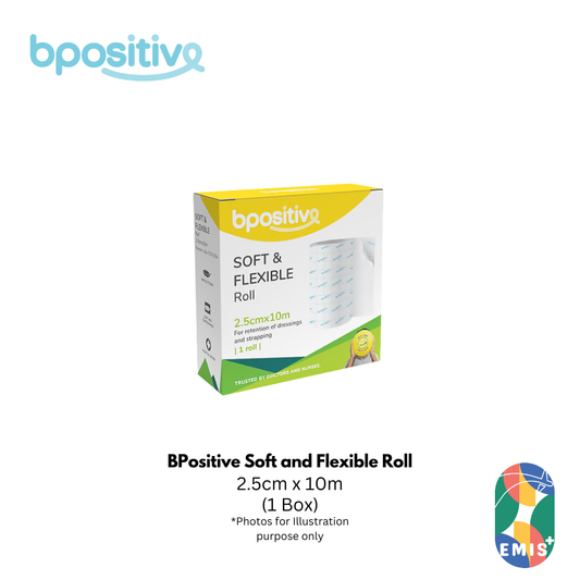 BPositive Soft and Flexible Roll 2.5cm x 10m