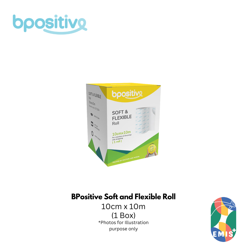 BPositive Soft and Flexible Roll 10cm x 10m