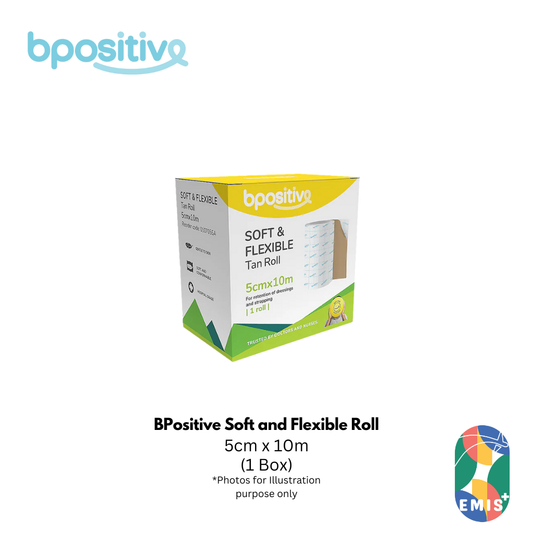 BPositive Soft and Flexible Roll 5cm x 10m