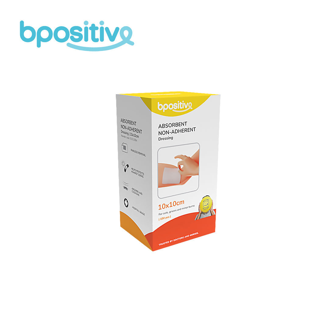 BPositive Absorbent Non-Adherent Dressing (10 x 10cm)