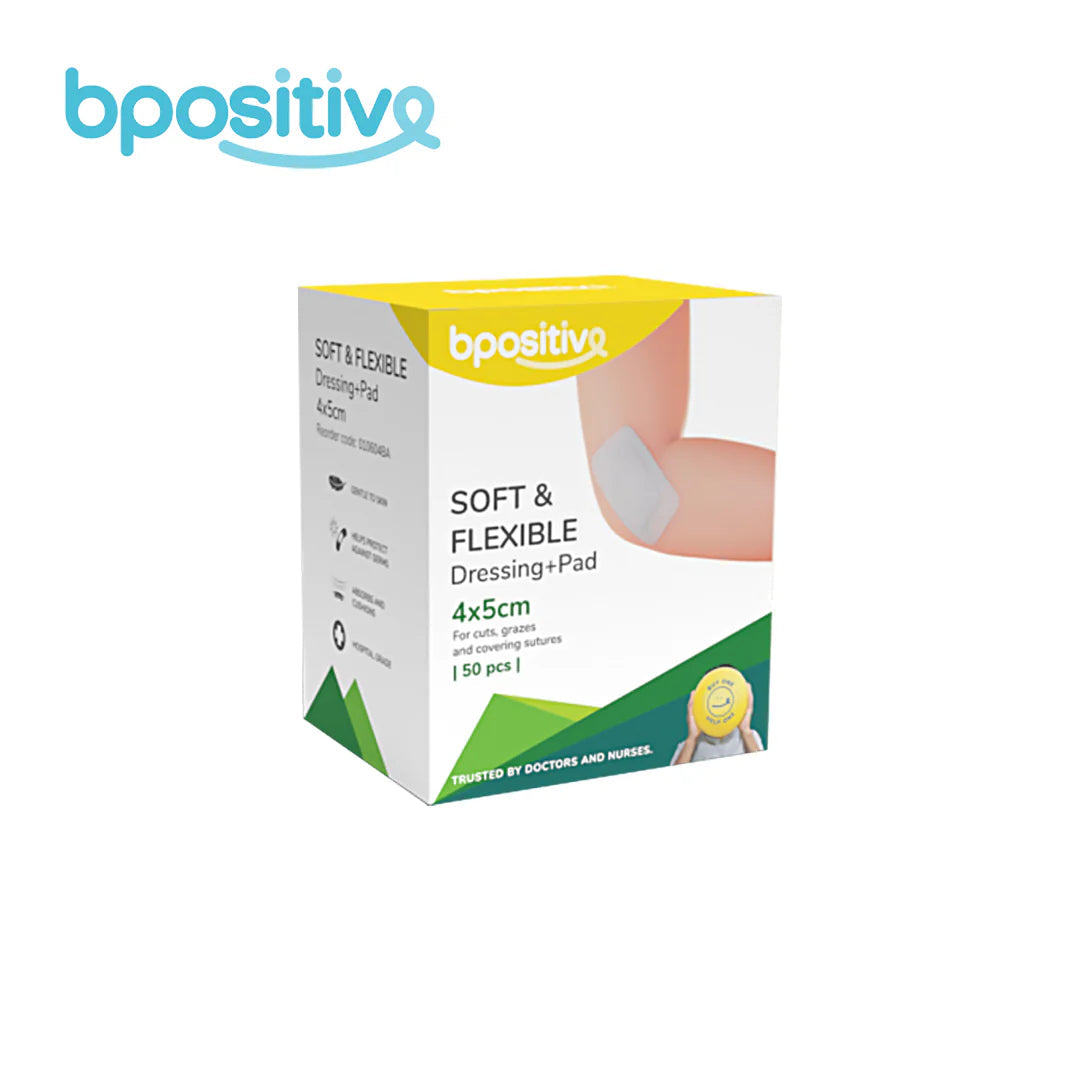 BPositive Soft + Flexible Dressing + Absorbent Pad Dressing