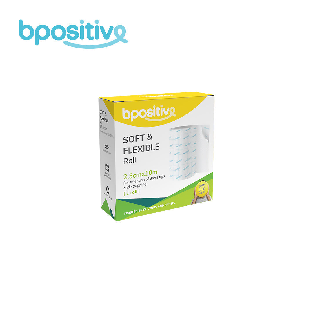 BPositive Soft & Flexible Roll (2.5cm x 10m)