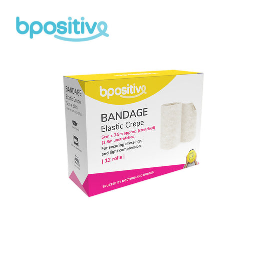 BPositive Bandage (Elastic Crepe) 5cm x 1.8m