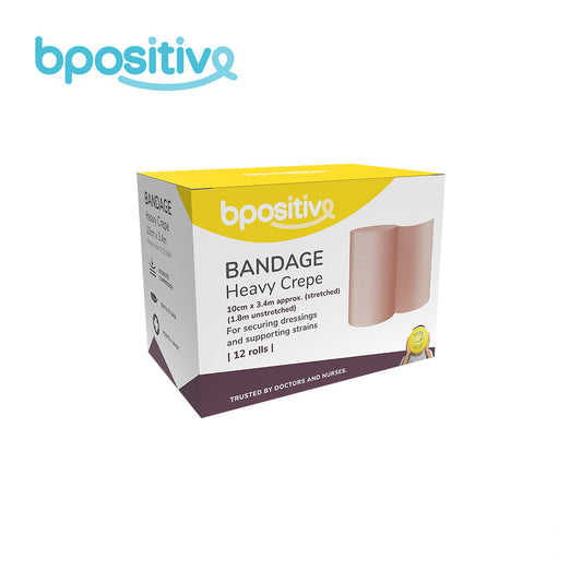 BPositive Bandage (Heavy Crepe) 10cm x 1.8m