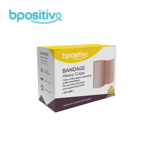 BPositive Bandage (Heavy Crepe) 7.5cm x 1.8m