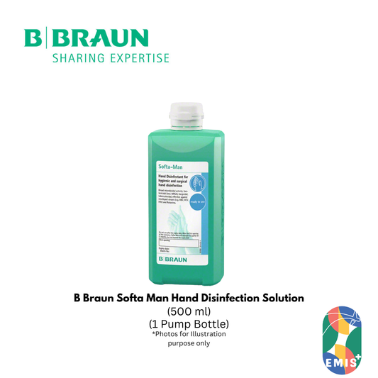 B Braun Softa Man Hand Disinfection Solution 500ml