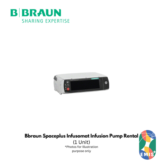 B Braun Spaceplus Infusomat Infusion Pump Rental for Precision Infusion Therapy
