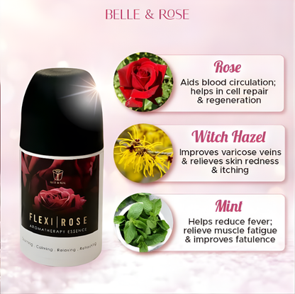 Belle and Rose Flexi Rose Aromatherapy Essence for Bone and Joint Support