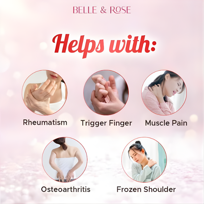 Belle and Rose Flexi Rose Aromatherapy Essence for Bone and Joint Support