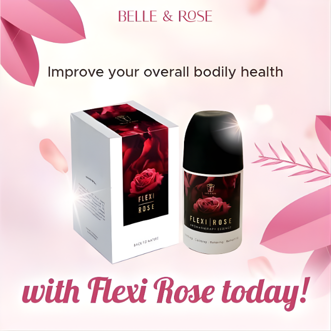 Belle and Rose Flexi Rose Aromatherapy Essence for Bone and Joint Support