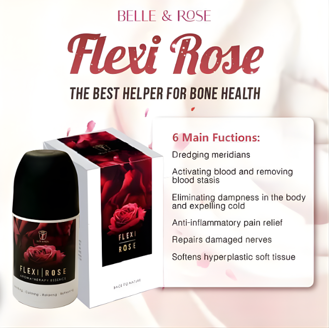 Belle and Rose Flexi Rose Aromatherapy Essence for Bone and Joint Support