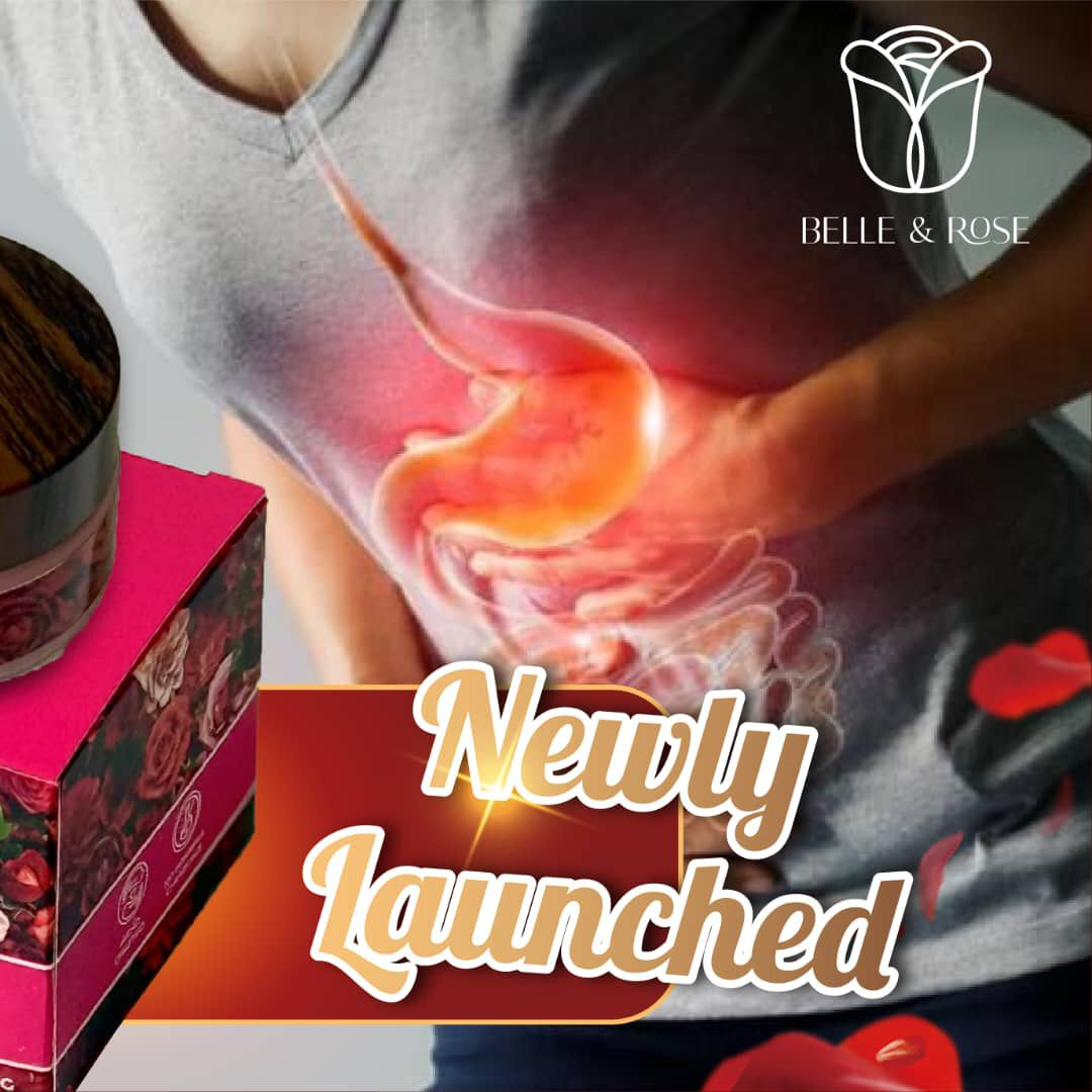 Belle and Rose Therabalm Natural Aromatherapy Balm for Stomach Comfort and Body Relaxation