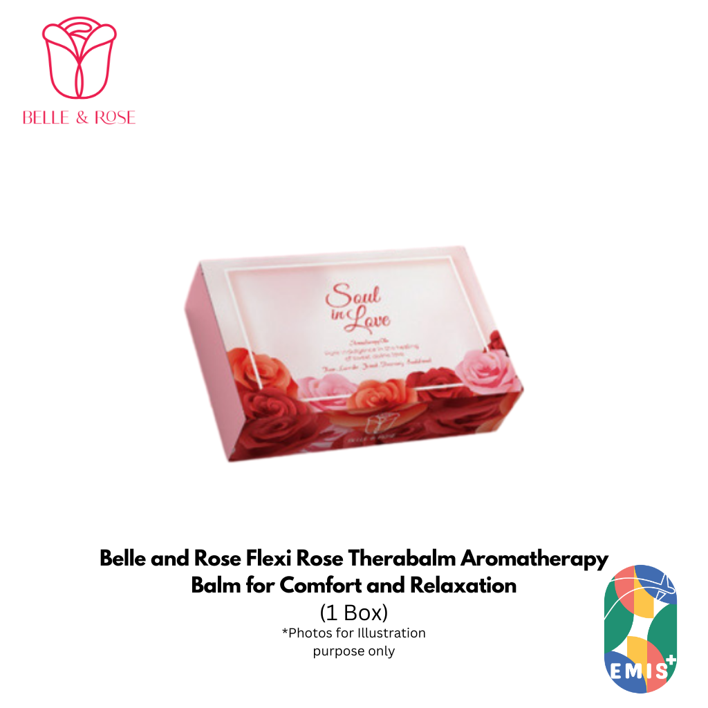 Belle and Rose Flexi Rose Therabalm Aromatherapy Balm for Comfort and Relaxation