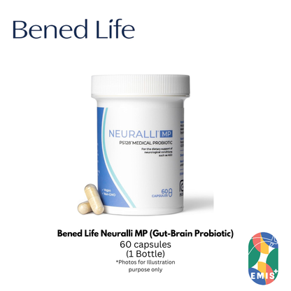 Bened Life First Gut Brain Probiotic Patented PS128 Strain Neuralli MP