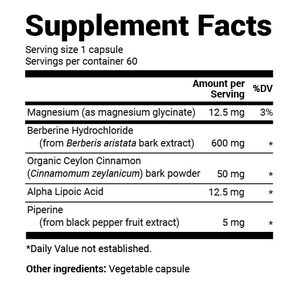 Dr. Berg Berberine with Ceylon Cinnamon