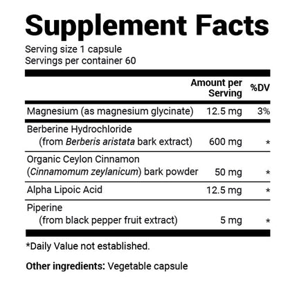 Dr. Berg Berberine with Ceylon Cinnamon