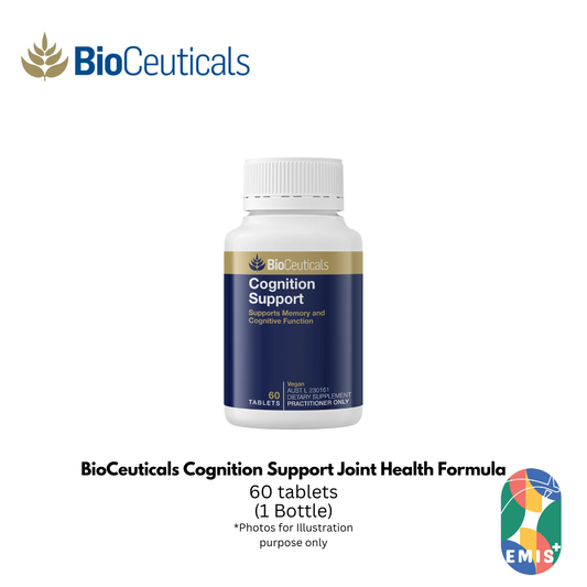 BioCeuticals Cognition Support 60 Tablets Joint Health Formula with Glucosamine Chondroitin and OptiMSM