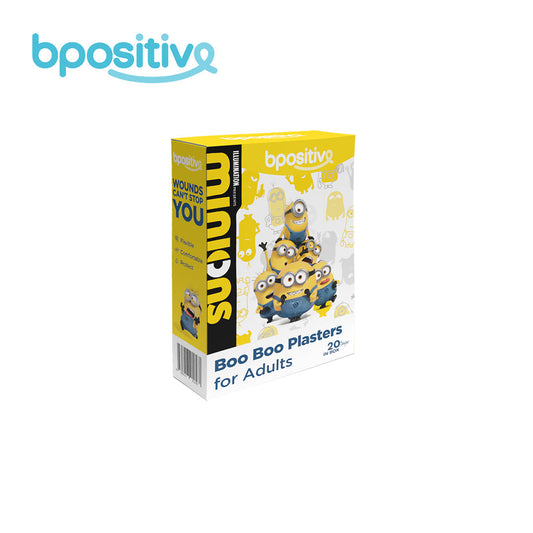 Bpositive Boo Boo Plaster Strips for Adults - Box of 20s