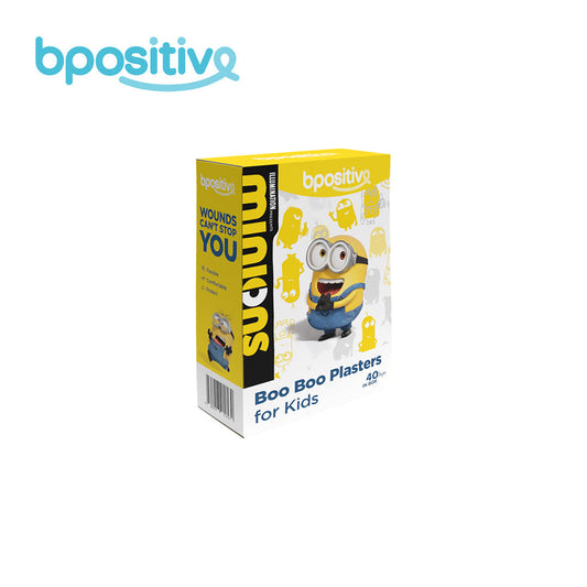 Bpositive Boo Boo Plaster Strips for Kids - Box of 40s