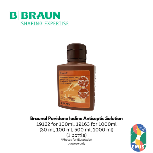Braunol Povidone Iodine Antiseptic Solution for Skin Mucosa and Wounds