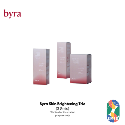 Byra Skin Brightening Trio for Cleansing Hydration and Even Skin Tone