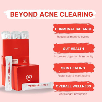 Ventamin Clear It Daily Skin Support Supplement for Clearer Looking Skin