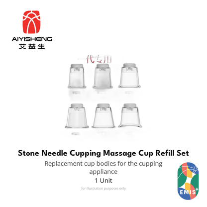 Stone Needle Cupping Massage Cup Refill Set