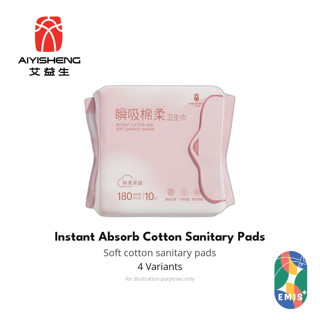 Instant Absorb Cotton Sanitary Pads