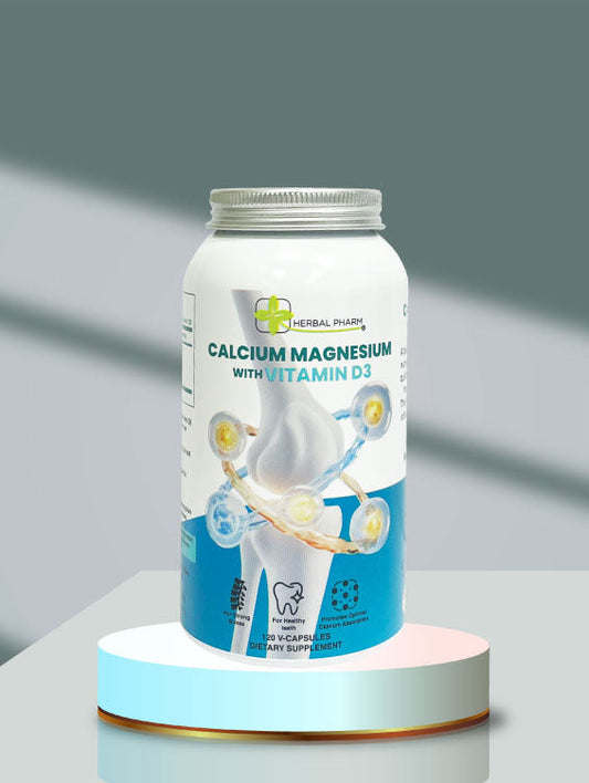 Herbal Pharm Calcium Magnesium with Vitamin D3 120 Capsules - Herbal Pharm Singapore