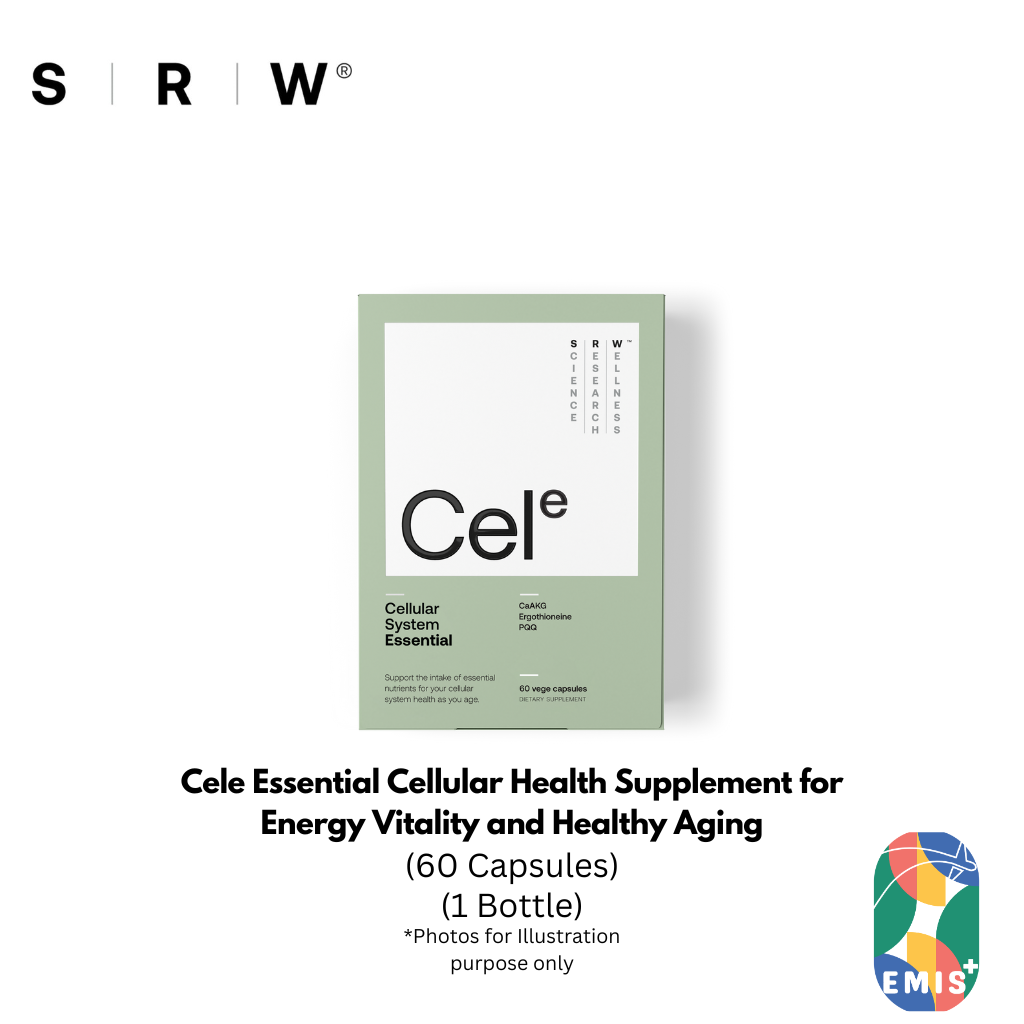 SRW Cele Essential Cellular Health Supplement for Energy Vitality and Healthy Aging