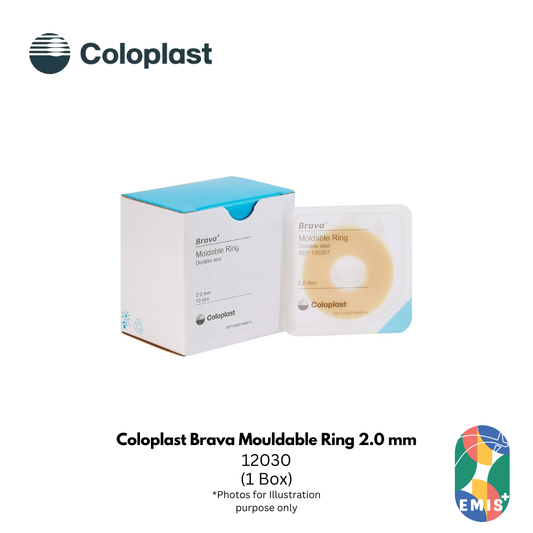 Coloplast Brava Mouldable Ring 2.0 mm (12030) – Durable Ostomy Seal for Leak Protection & Skin Barrier Support