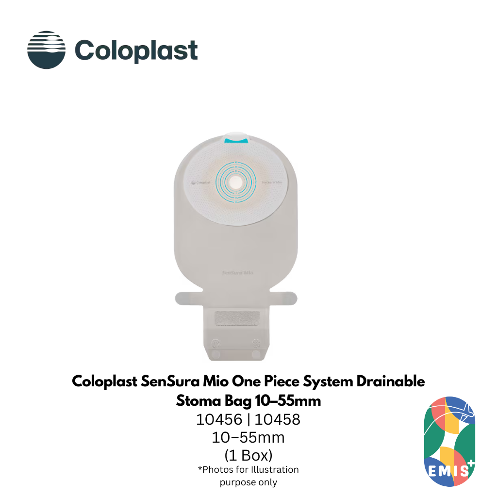 Coloplast SenSura Mio One Piece System Drainable Stoma Bag 10–55mm | 10456 | 10458