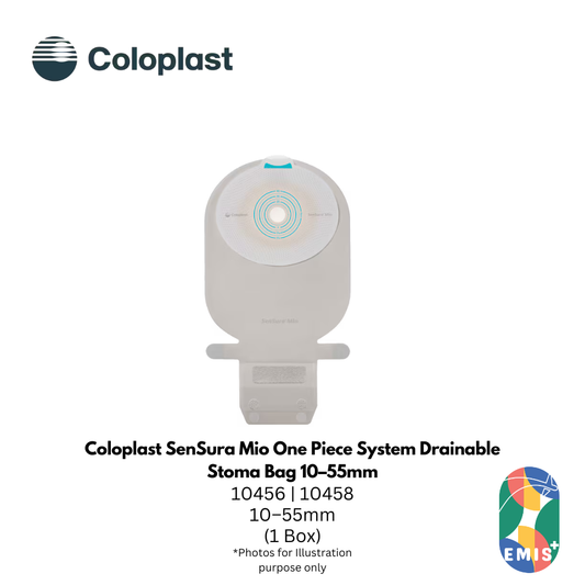 Coloplast SenSura Mio One Piece System Drainable Stoma Bag 10–55mm | 10456 | 10458