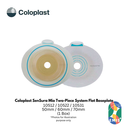 (1 件) 10531 Coloplast SenSura Mio 两件套系统平面点击底板