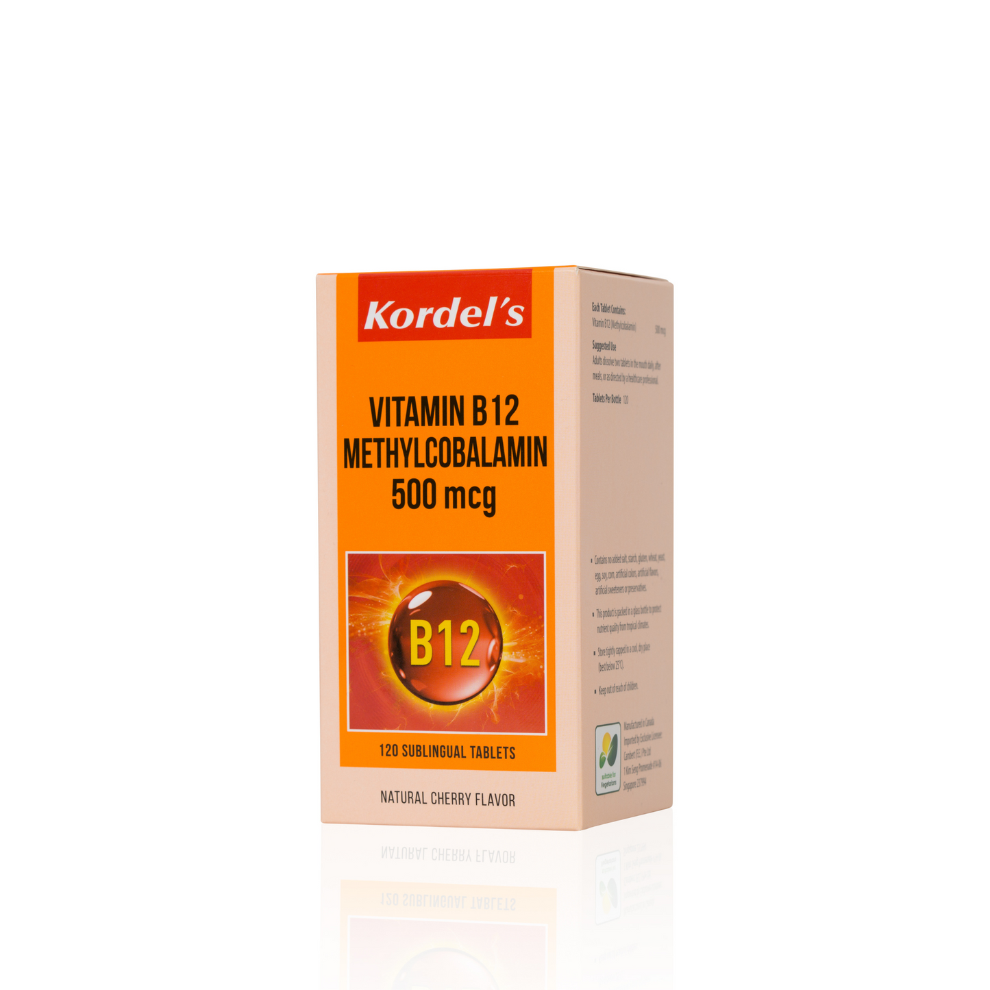 KORDEL’S VITAMIN B12 METHYLCOBALAMIN 500 mcg
