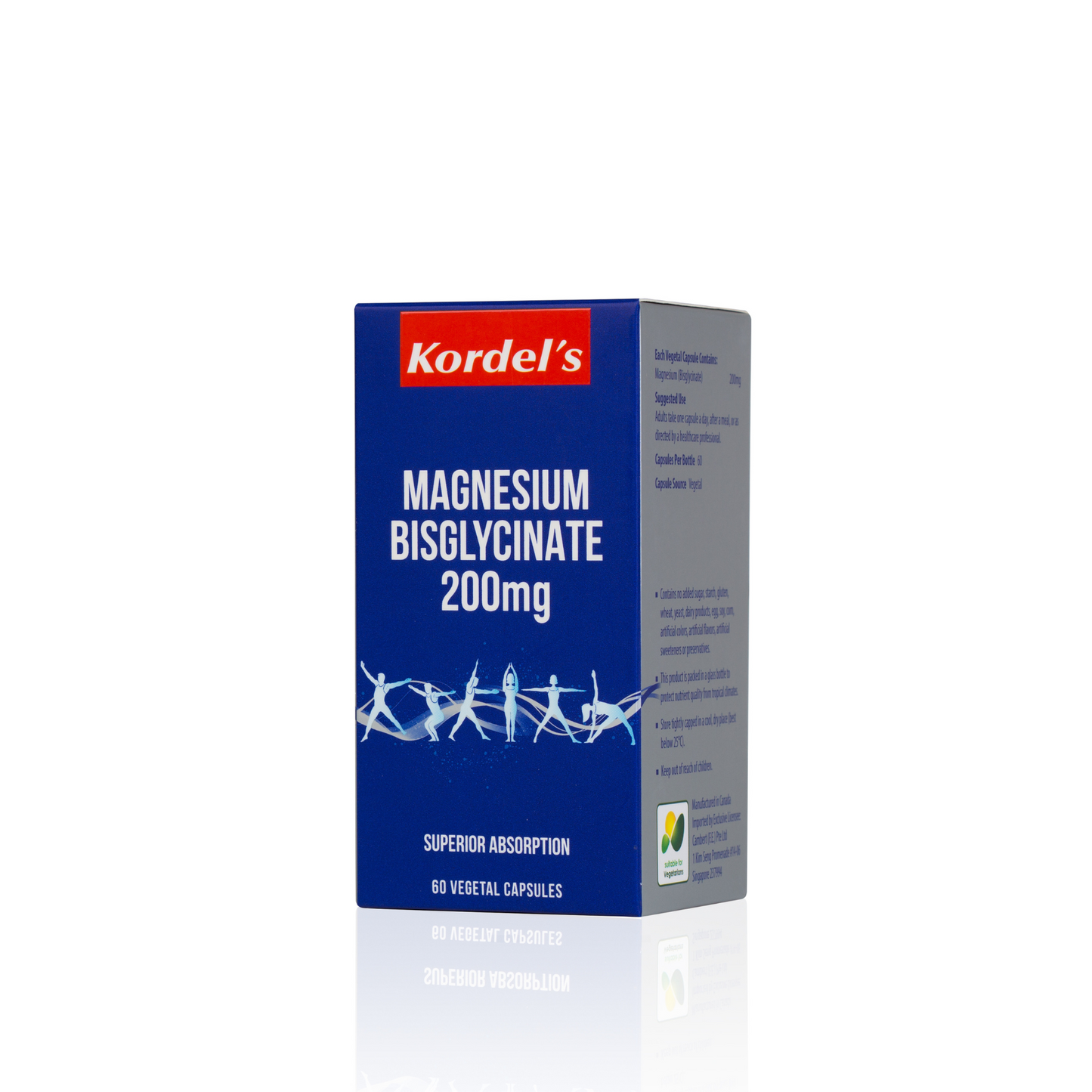 KORDEL’S MAGNESIUM BISGLYCINATE 200 mg
