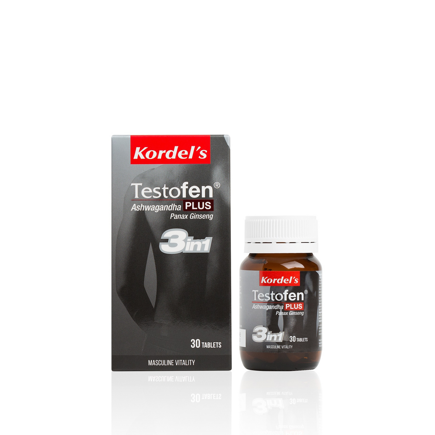 KORDEL’S TESTOFEN® PLUS ASHWAGANDHA AND PANAX GINSENG