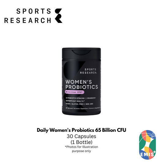 Daily Women's Probiotics 65 Billion CFU (30 veggie capsules) by Sports Research