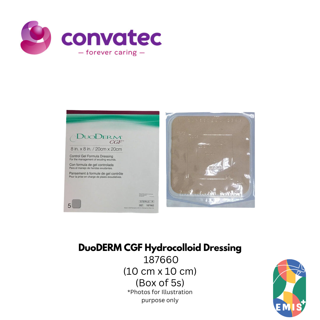 DuoDERM CGF Hydrocolloid Dressing for Exuding Wounds