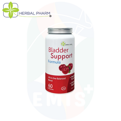 Herbal Pharm 膀胱支持胶囊，60 粒