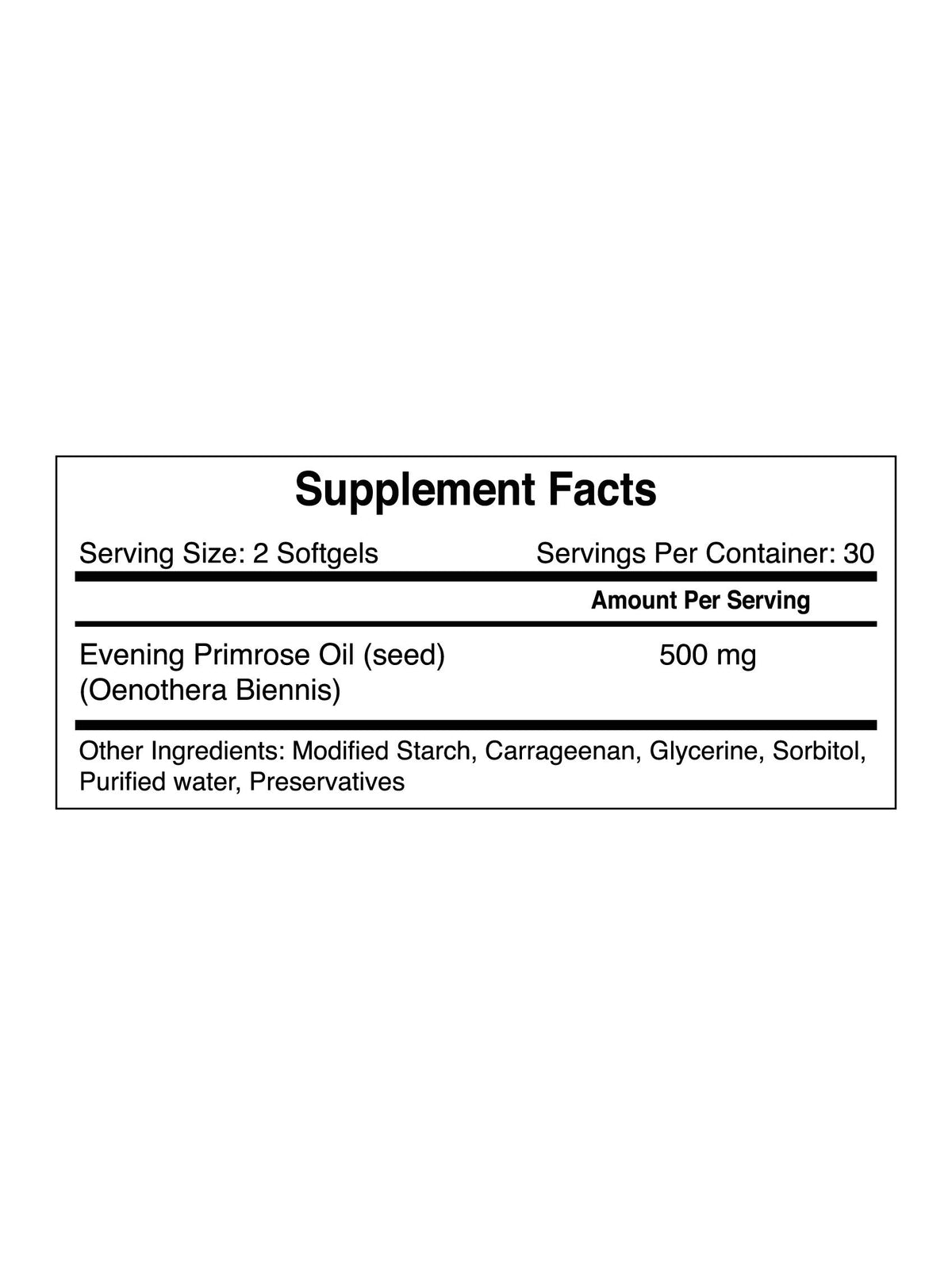 Herbal Pharm Evening Primrose Oil 60 Softgels - Herbal Pharm Singapore